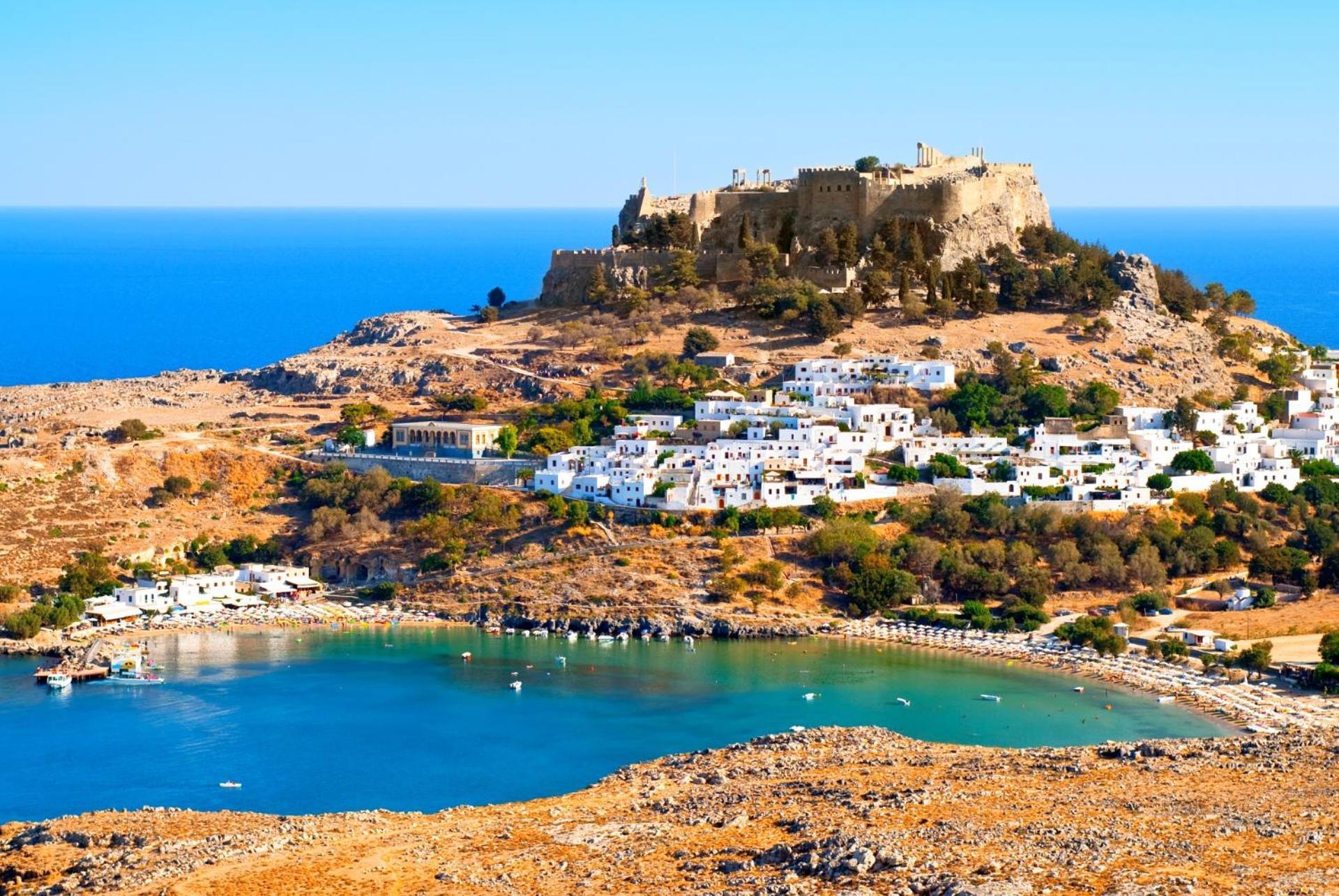 Galini View Apartments Lindos Exterior foto