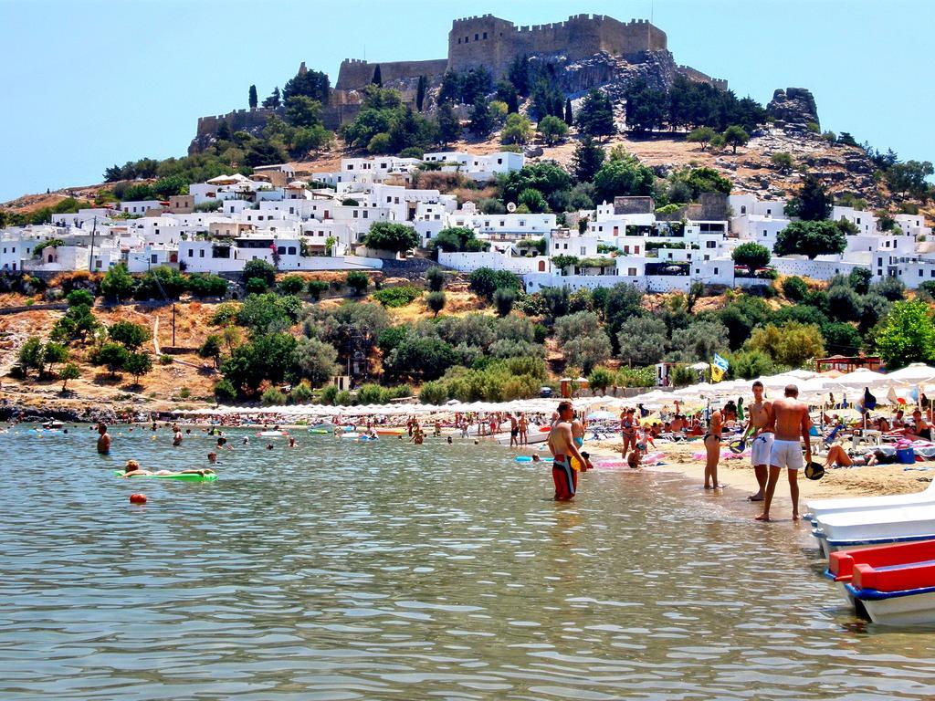 Galini View Apartments Lindos Exterior foto
